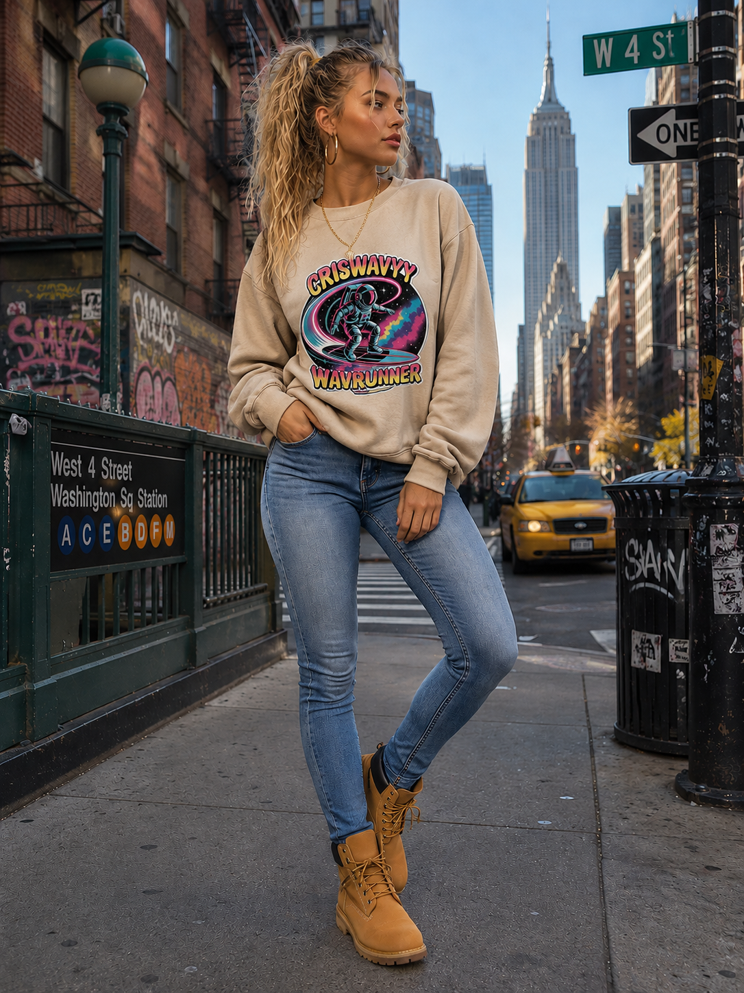 CRISWAVYY WAVRUNNER sweatshirt